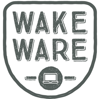 WakeWare badge